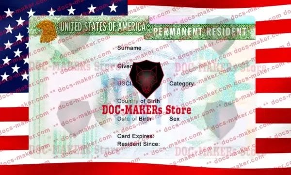 USA Green Card Residence Permit - V1